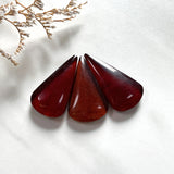 Large Red Teardrop Rosarita, Set of 3 Background