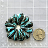 Small Sky Blue Teardrop Blue Moon Turquoise, Set of 12 Dimensions