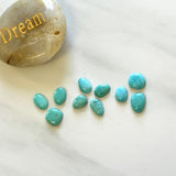 Small Sky Blue Mixed Kingman Turquoise, Set of 10 Background