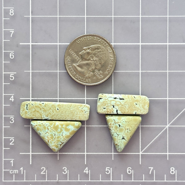 Large Faint Blue Mixed Giraffe Turquoise, Set of 4 Dimensions