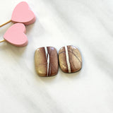 Large Red Freeform White Buffalo Dolomite, Set of 2 Background