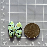 Large Starry Night Surfboard Treasure Mountain Turquoise, Set of 2 Dimensions