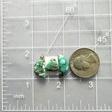 Small Sky Blue Mixed Namtso Lake Turquoise, Set of 3 Dimensions