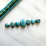 Small Sky Blue Mixed Sleeping Beauty Turquoise, Set of 7 Background