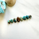Small Mixed Mixed Mixed Turquoise, Set of 8 Background