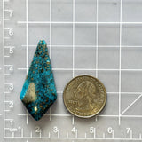 Large Ocean Blue Shield Ithaca Peak Turquoise Dimensions