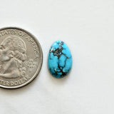 Small Sky Blue Teardrop Bisbee Turquoise Dimensions
