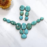 Small Mixed Mixed Tyrone Turquoise, Set of 18 Background