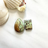 Large Royal Orange Mixed Treasure Mountain Turquoise, Set of 2 Background