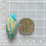 Large Sky Blue Freeform Ithaca Peak Turquoise Dimensions