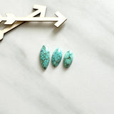 Medium Sky Blue Freeform Namtso Lake Turquoise, Set of 3 Background