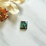 Medium Bamboo Green Square Namtso Lake Turquoise Background