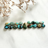 Small Mixed Mixed Mixed Turquoise, Set of 17 Background