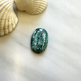 Large Ocean Blue Oval Yungai Turquoise Background