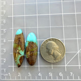Large Sky Blue Surfboard Royston Turquoise, Set of 2 Dimensions