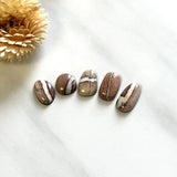 Small Red Mixed White Buffalo Dolomite, Set of 5 Background