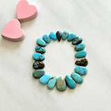 Small Mixed Teardrop Mixed Turquoise, Set of 20 Background