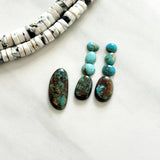 Small Mixed Mixed Number 8 Turquoise, Set of 9 Background
