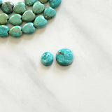 Small Sky Blue Freeform Royston Turquoise, Set of 2 Background