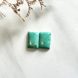 Small Mint Green Bar Namtso Lake Turquoise, Set of 2 Background