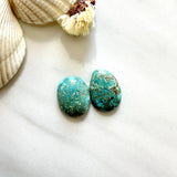 Small Sky Blue Mixed Namtso Lake Turquoise, Set of 2 Background