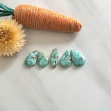 Medium Sky Blue Mixed Namtso Lake Turquoise, Set of 5 Background