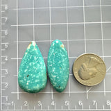 Large Mint Green Mixed Royston Turquoise, Set of 2 Dimensions