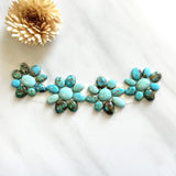 Small Mixed Mixed Number 8 Turquoise, Set of 36 Background