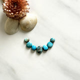 Small Sky Blue Mixed Mixed Turquoise, Set of 7 Background
