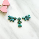 Small Sea Green Mixed Lone Mountain Turquoise, Set of 15 Background