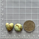 Large Royal Orange Mixed Treasure Mountain Turquoise, Set of 2 Dimensions