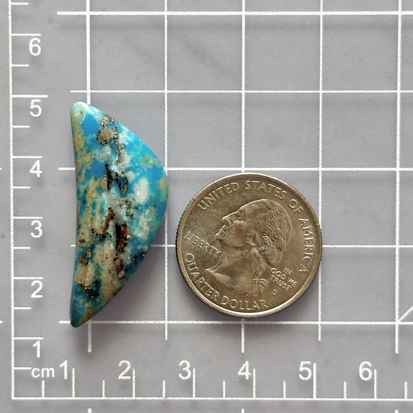 Large Sky Blue Freeform Ithaca Peak Turquoise Dimensions