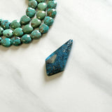 Large Ocean Blue Shield Ithaca Peak Turquoise Background