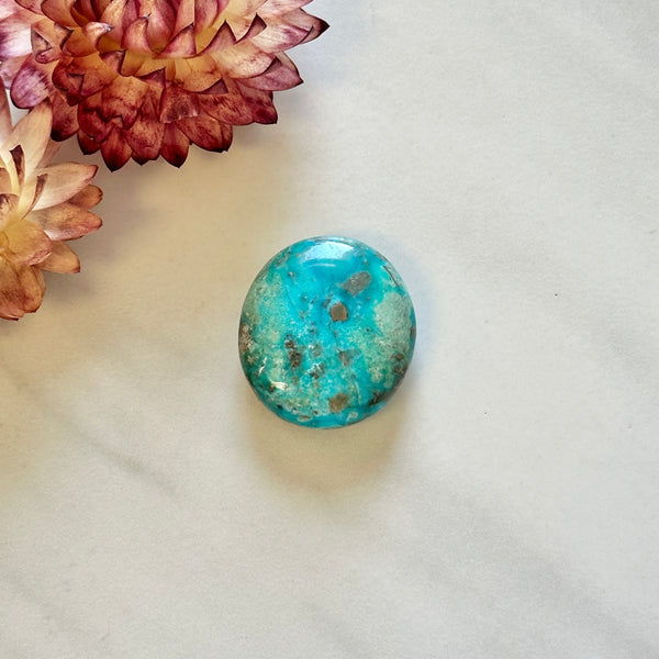 Large Ocean Blue Round Ithaca Peak Turquoise