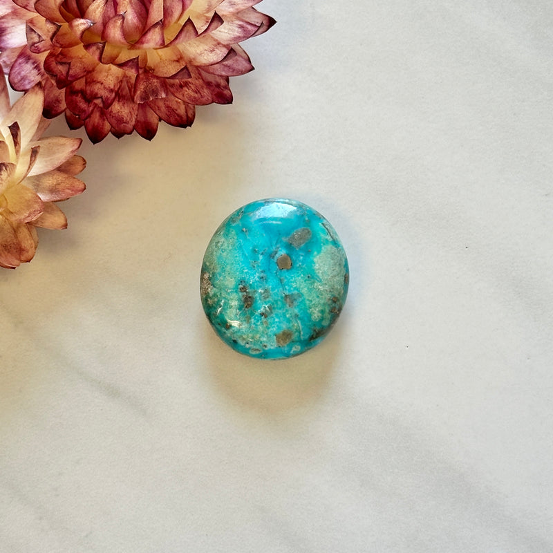Large Ocean Blue Round Ithaca Peak Turquoise