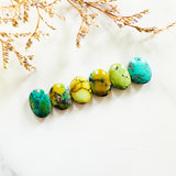 Small Mixed Oval Mixed Turquoise, Set of 6
