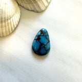 Large Sky Blue Teardrop Prince Egyptian Turquoise Background