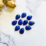 12x16mm Teardrop Lapis Lazuli, Set of 2