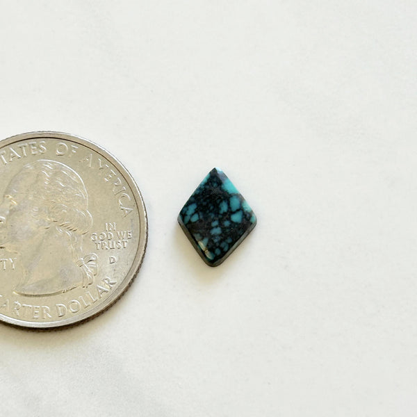 Small Ocean Blue Diamond Lander Blue Turquoise Dimensions