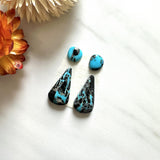 Medium Sky Blue Mixed Yungai Turquoise, Set of 4 Background