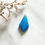 Large Sky Blue Shield Ithaca Peak Turquoise Background