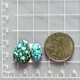 Small Sky Blue Mixed Yungai Turquoise, Set of 2 Dimensions
