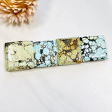 Medium Mixed Square Mixed Turquoise, Set of 4 Background