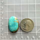 Large Sky Blue Oval Ithaca Peak Turquoise Dimensions