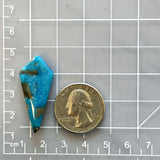 Large Ocean Blue Shield Ithaca Peak Turquoise Dimensions