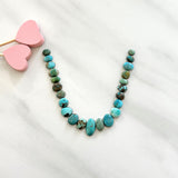 Small Mixed Mixed Lone Mountain Turquoise, Set of 23 Background