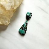 Small Sky Blue Teardrop Yungai Turquoise, Set of 2 Background