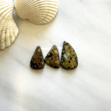 Small Earth Brown Mixed Treasure Mountain Turquoise, Set of 3 Background