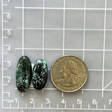 Medium Purple Oval Milky Way Turquoise, Set of 2 Dimensions