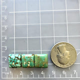 Medium Sea Green Square Namtso Lake Turquoise, Set of 3 Dimensions